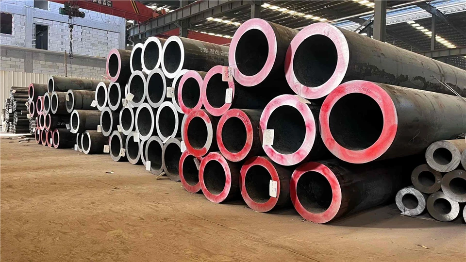 Segondè fòs Kabòn Steel Konstriksyon Heavy Duty Dirab ERW Steel Tiyo